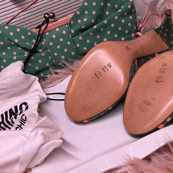 MOSCHINO VINTAGE SET Shoes & Purse - Picture 8 of 11